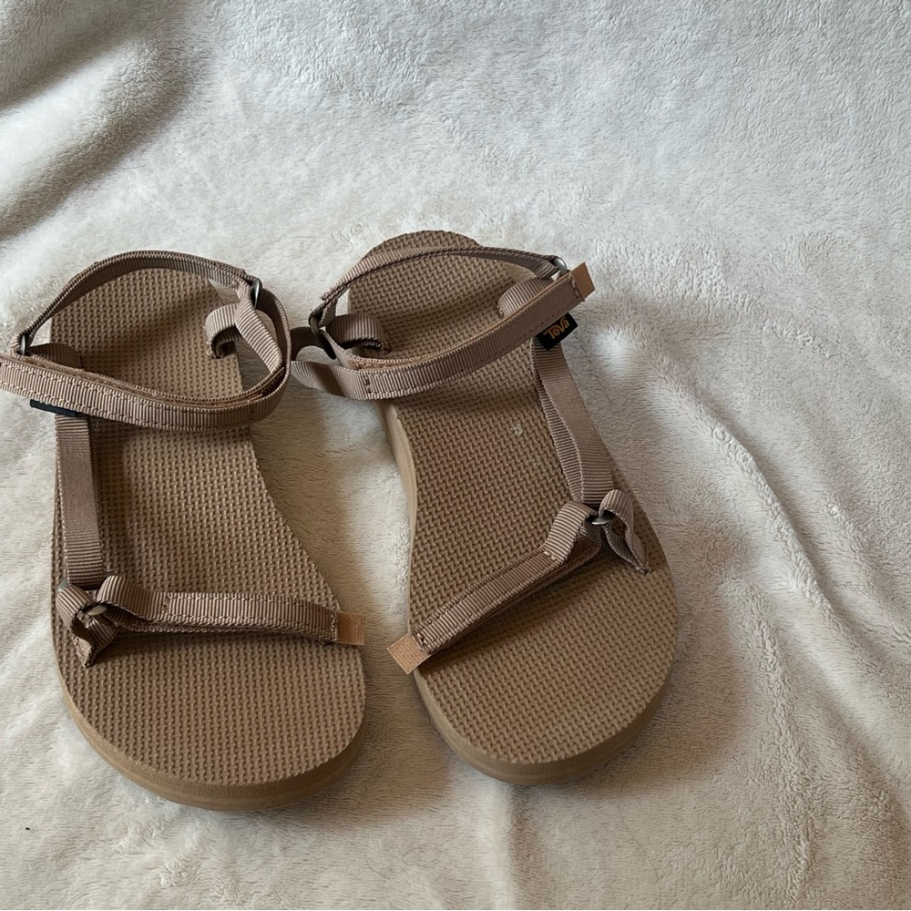 Teva Nude Thin strap sandles 7